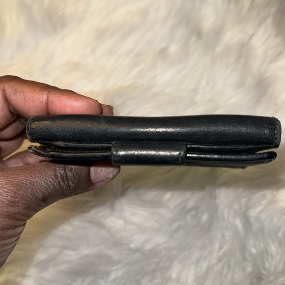 Auth GUCCI GG Canvas Bifold Wallet Purse Black Hardware Gold Unisex GUC - Picture 8 of 14